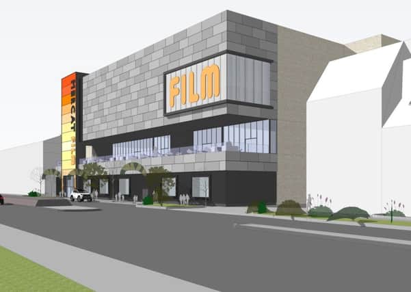 An artist's impression of how the new cinema complex for Kirkcaldy could look