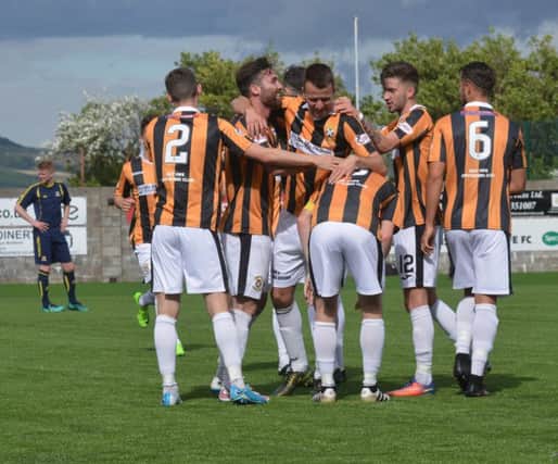 East Fife swatted away the Wasps thanks to Greg Hursts second half strike on Saturday. Picture by George McLuskie.
