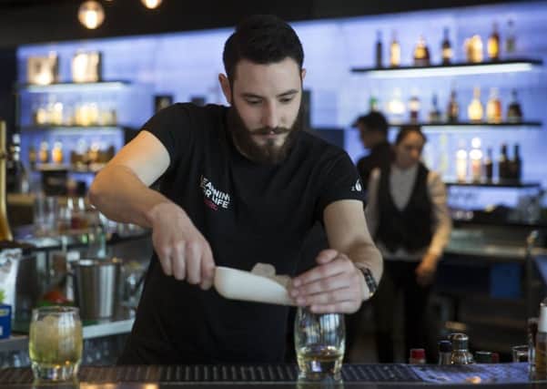 The Diageo Learning for Life programme provides specialist bartender training. Photograph by Tim Bishop/ Diageo PLC