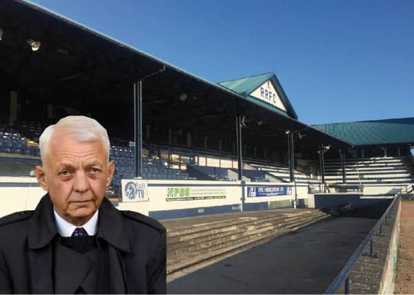 John Sim (inset) has ambitions for the club and stadium.