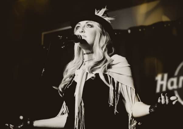 Eve McAuley performs as Stevie Nicks in top tribute act McFleetwood.