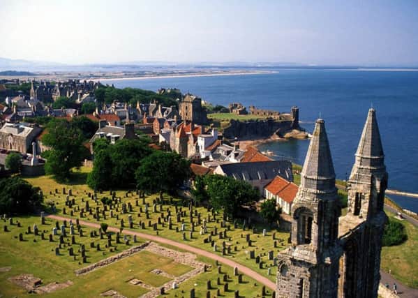 A view over the town of St Andrews. PIC:PAUL TOMKINS/VisitScotland