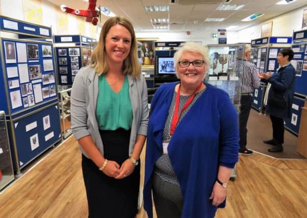 Jenny Gilruth MSP met with Linda Ballingall, chairman of Glenrothes & Area Heritage Centre to discuss better support.