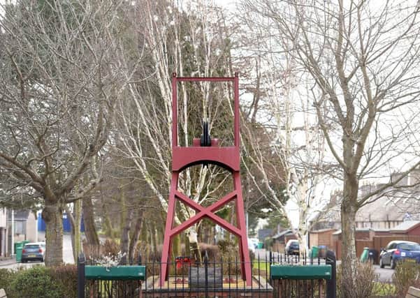 The Michael Colliery Memorial at East Wemyss (Pic by FPA)