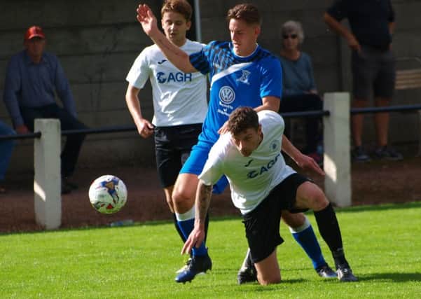 St Andrews went down at home to Musselburgh. Pic by Blair Smith.
