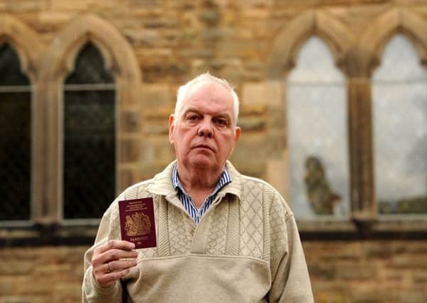 John Mitchell, who has a British passport, faced homelessness when he was forced to return. Picture: Fife Photo Agency
