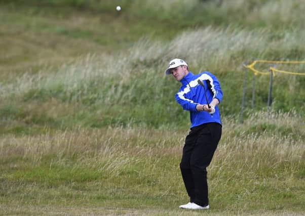 Connor Syme is off to the States again to compete in the Walker Cup. Pic by Ian Rutherford.