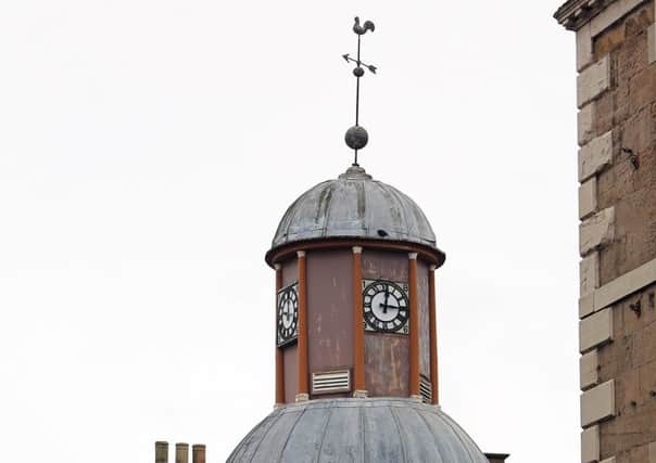 The weather vane can just be seen on the dome  in this photo, taken before work began. (Pic: Dave Scott).