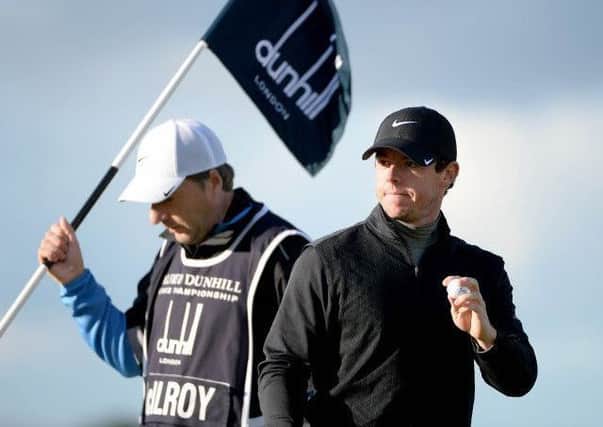 Rory McIlroy (right).
