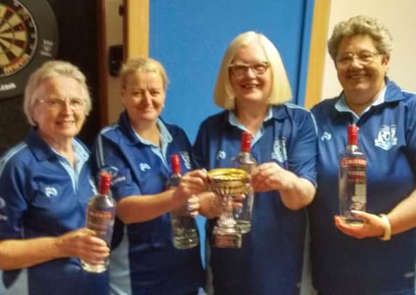 Cupar's rink (from left) Helen Vickery, Nikkii Cormack, Kathleen Nicol, Irene Brown, winners of the Scotscraig Floodlight League.