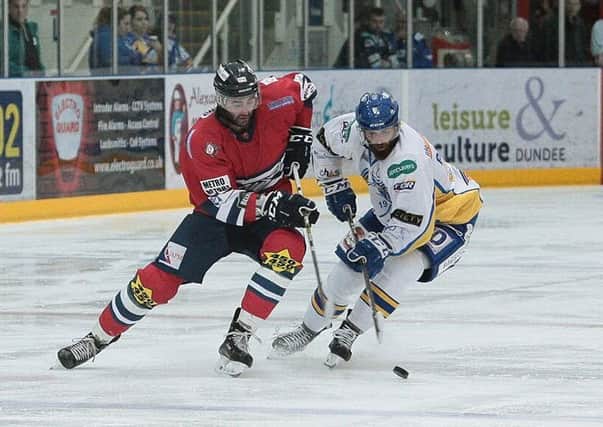 Action from Sunday's defeat in Dundee. Pic: Dundee Stars