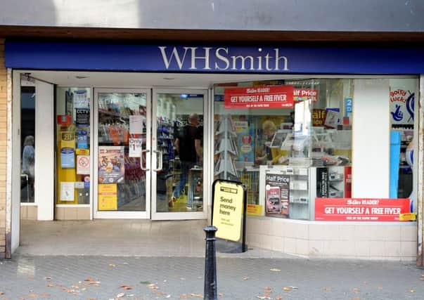 landscape and portraits from outside WHSmith Leven High Street. If you could also get a close up of the sign as well, that would be grand.