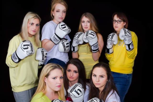 Fighting back against endometriosis...the women who feature in the book.