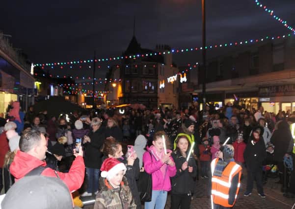 Leven lights switch on.