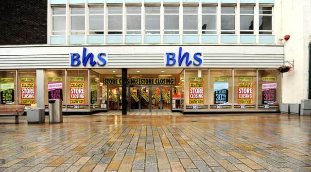 The BHS store before it closed last July