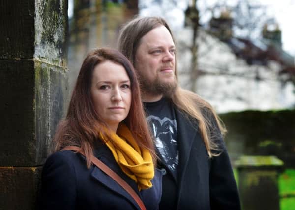 Sarah and Lawrie are behind the plans to build the studio and creative hub in Kirkcaldy. Pic by George McLuskie.