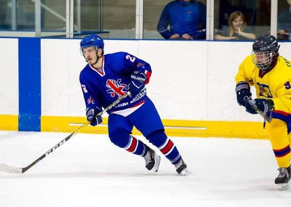 Chad Smith in action for GB U20s. Pic: Duncan Speirs