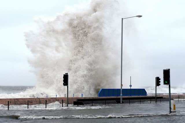 Kirkcaldy 2010 - flash flood closes the Esplanade