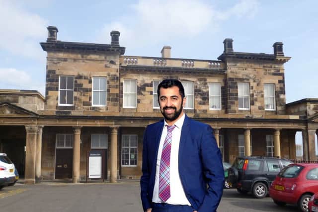 Stations like Burntisland have been hit by cancellations, but Humza Yousaf blames the weather. Picture: Montage