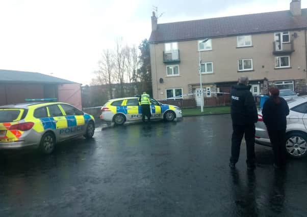 Police have sealed off an area of Winifred Crescent.