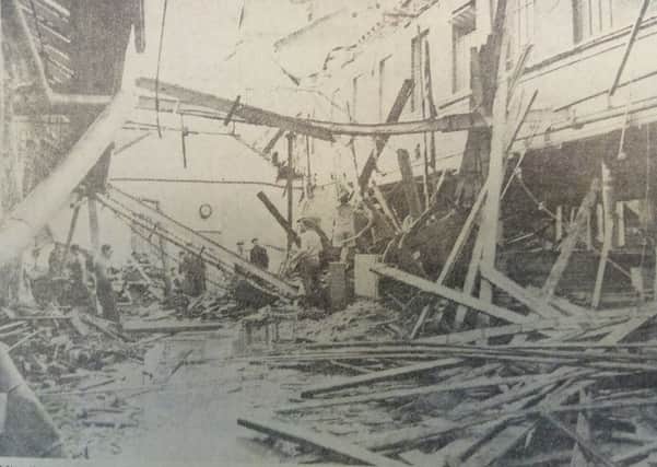 Fife Free Press - January 1968, huge damage at A. H. McIntosh factory after worst storm in living memory
