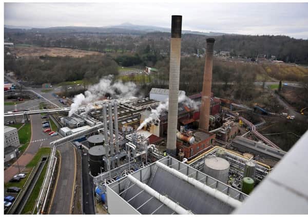 The biomass plant at Markinch is to supply the heat butthe multi-million Â£ project has now been left in the balance.