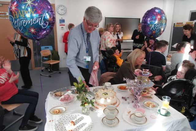 Parents, staff and pupils put on a little thanks you celebration for Paul this week.
