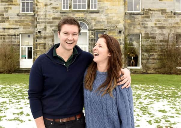 The new owners of Dunnikier House Hotel, Doug and Sarah Philip. Pic credit:  Fife Photo Agency