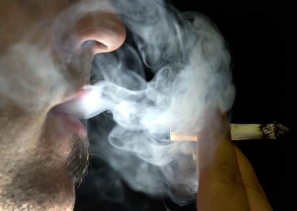A new mobile phone app is being developed to help cut smoking rates in Fife.  PIC: IAN RUTHERFORD/TSPL.