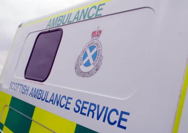 The Scottish Ambulance Service was in attendance.