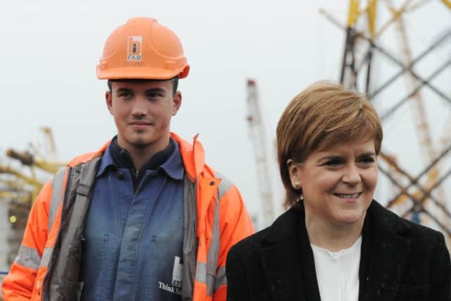 Nicola Sturgeon is holding talks to try and safeguard the future of Bi-Fab. Pic: George McLuskie.