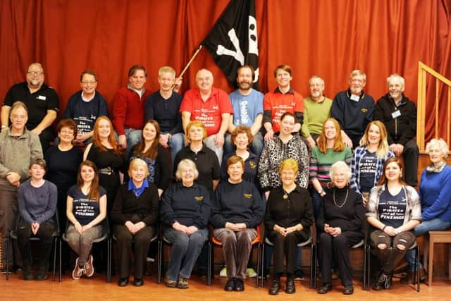 Members of Kirkcaldy Gilbert & Sullivan Society in rehearsal for The Pirates of Penzance (pic by Fife Photo Agency)