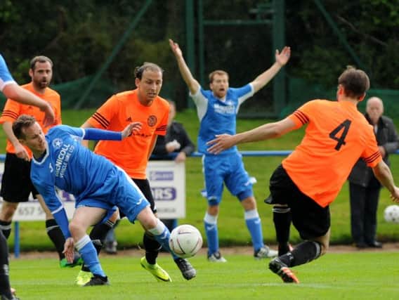 Action from a previous meeting between Dundonald and Newtongrange earlier in the season. Pic: Alan Wilson