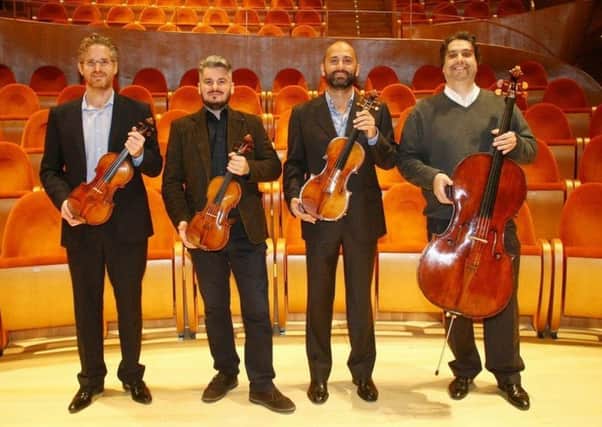 The Cremona String Quartet  the Quartetto di Cremona  will be performing their only British concert this year at The Byre Theatre. (Photo: Federico Zovadelli)