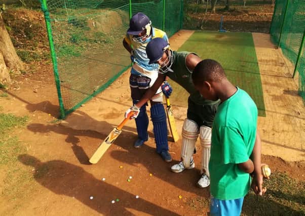 Cricket Without Borders on a previous trip to Rwanda.