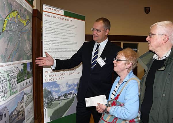The Cupar North plans have received hundreds of objections.