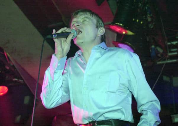 Mark E Smith on stage at the Liquid Rooms in Edinburgh (Pic: Sandy Young)
