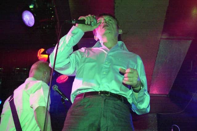 Mark E Smith on stage at the Liquid Rooms in Edinburgh (Pic: Sandy Young)