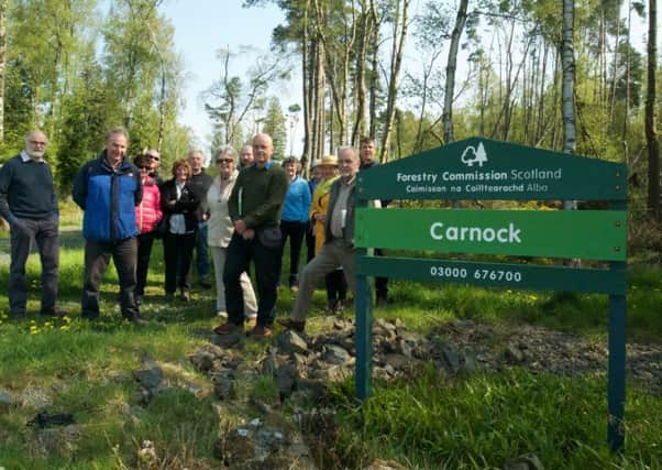 The hutting site would be at Carnock Wood.