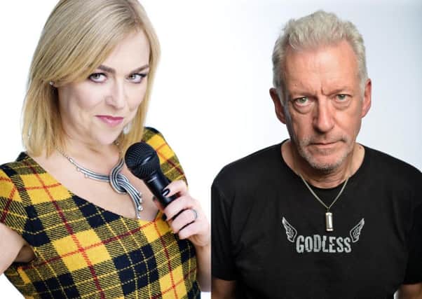 Stand up stars Carina MacLeod and Ronnie Golden are taking part in this weekend's ONFife Comedy Nights.