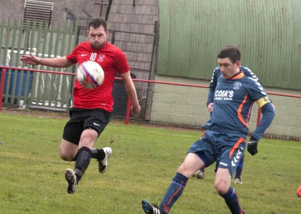Gary Sutherland's late winner sealed the win for Tayport.