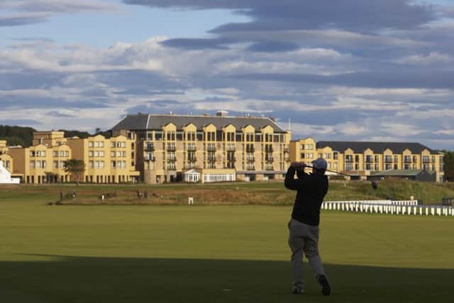 The event takes place at the Old Course Hotel on March 7