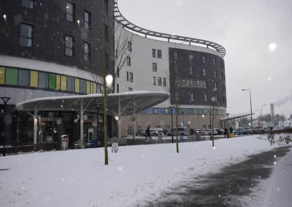 Essential services have been maintained at NHS Fife despite the severe weather.