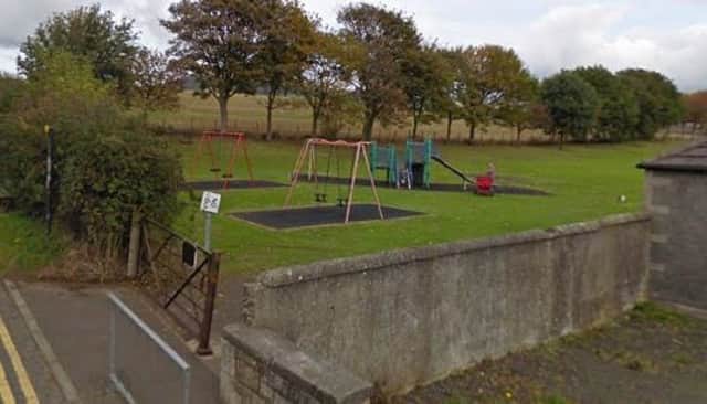 Durham Play Park, at the bottom of Durhma Wynd, in Lundin Links. Due to get a total refurbishment in March 2018. Pic copyright: Google Maps