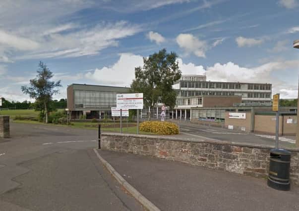 Officers were called to Glenrothes High School.