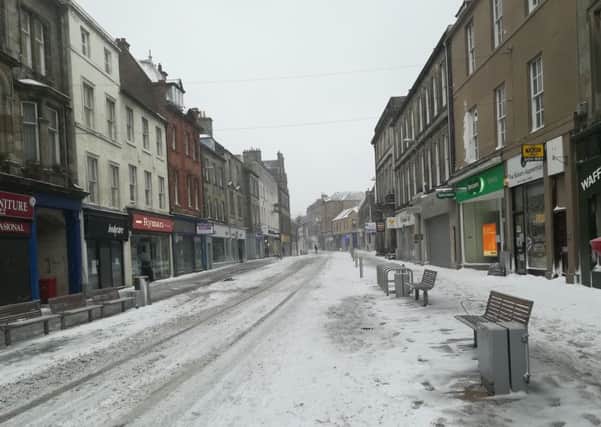 Businesses in Kirkcaldy High Street were badly hit after the extreme weather forced shops to shut.