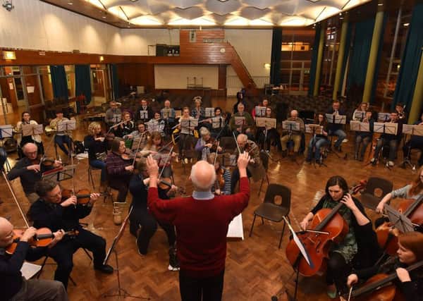 Kirkcaldy Orchestral Society with conductor Graeme Wilson. Pic: Fife Photo Agency.
