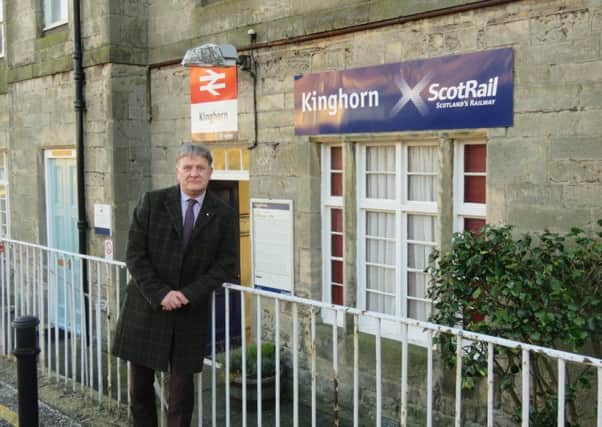 David Torrance, at Kinghorn, which is one of the stations affected by stop skipping.