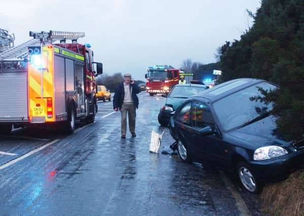 The total number of reported crashes in the region cost Fife Â£33.3m in 2017.