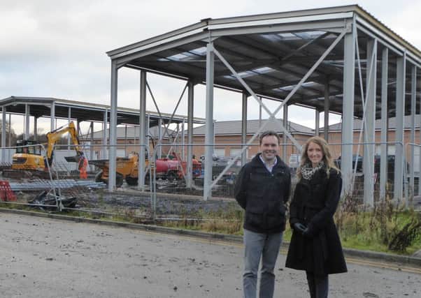 Scott and Sarah Raeburn from Raeburn Construction which has been nominated for an award.